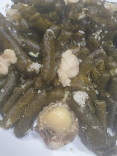 صورة لوصفة ورق عنب على الطريقة السورية