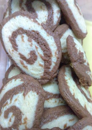 Una foto de Galletas de chocolate y vainilla
