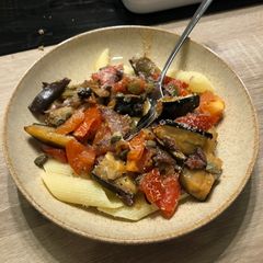 A picture of Pasta a la Caponata.