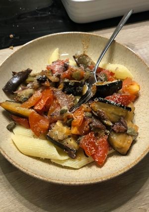 A picture of Pasta a la Caponata.