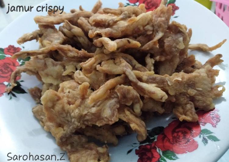 Resep Jamur crispy + tips, Bisa Manjain Lidah