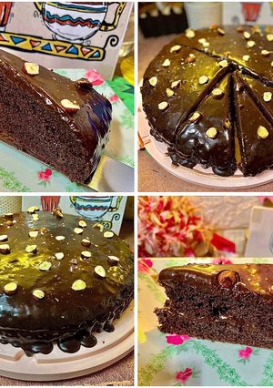 صورة لوصفة تورته شوكولاته بصوص رهيب 🎂