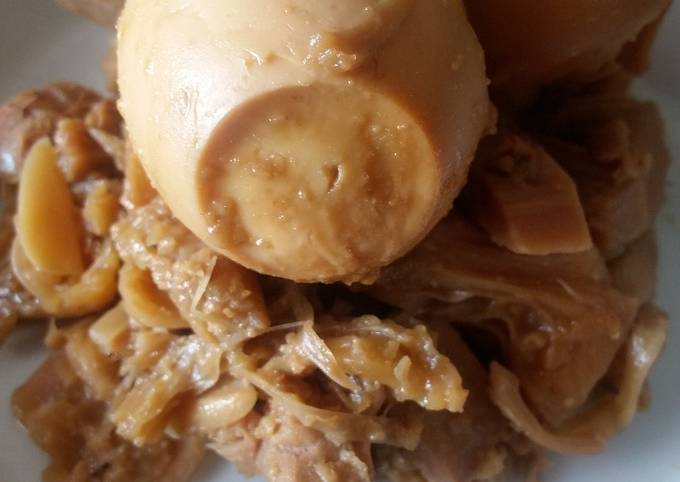 Resep Gudeg simple tanpa daun jati ala tintin rayner, Lezat