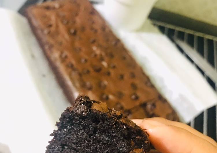 Brownies panggang shiny crust simple