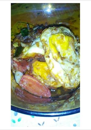 Foto resep Telor ceplok masak kecap