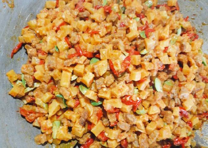 Sambel goreng tempe kentang