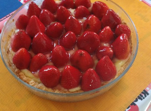 Una foto de Tarta de frutilla