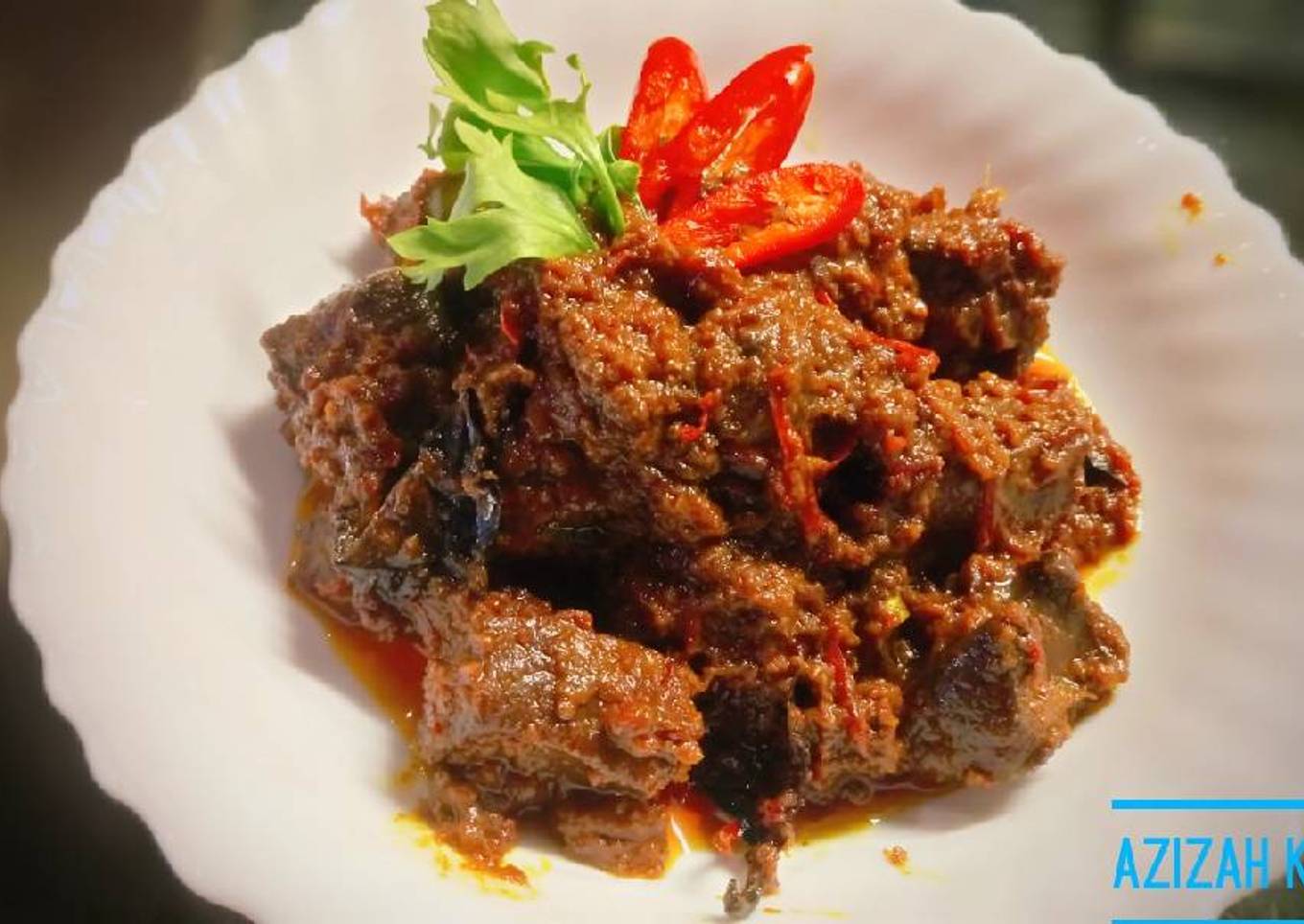 Rendang hati sapi