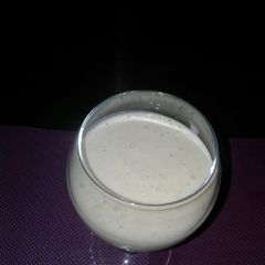 A picture of Banana milk shake.