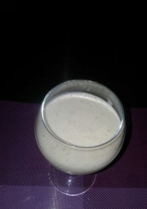 A picture of Banana milk shake.