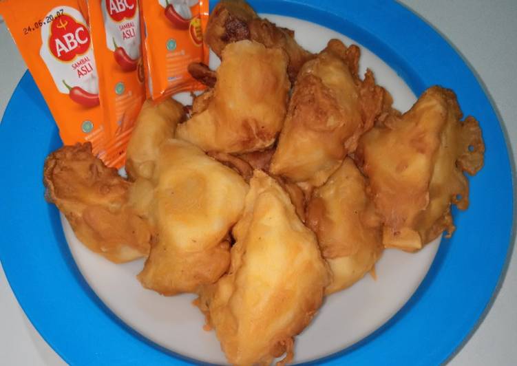 Tahu crispy tanpa isian