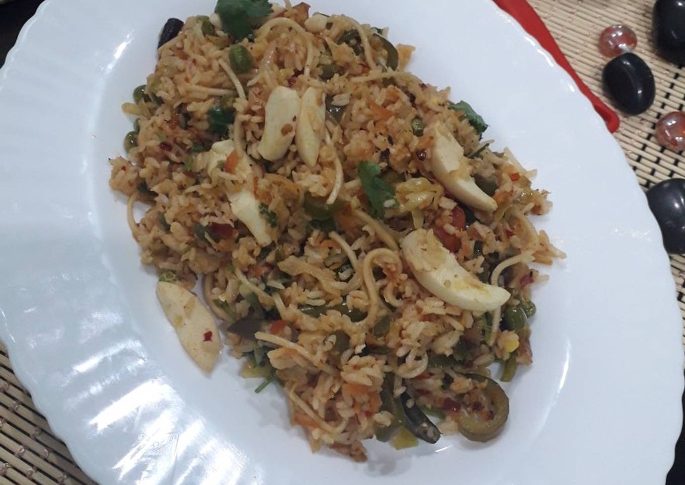 Tripe schezwan fried rice