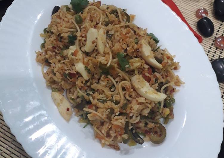 Easiest Way to Make Ultimate Tripe schezwan fried rice