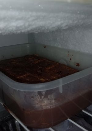 Una foto de Postre dulce blanco/negro 😁