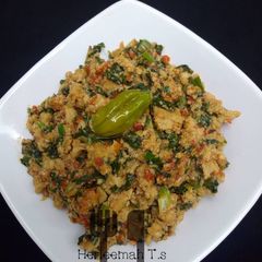 A picture of Soya beans stir fry.