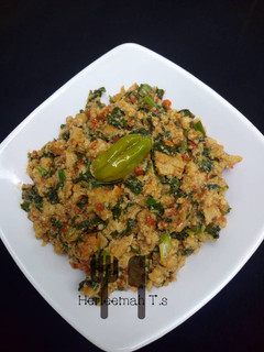 A picture of Soya beans stir fry.