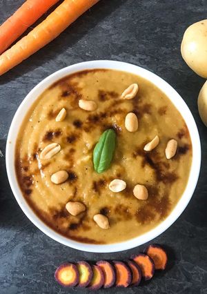 O poză a rețetei Supă cremă de legume.
