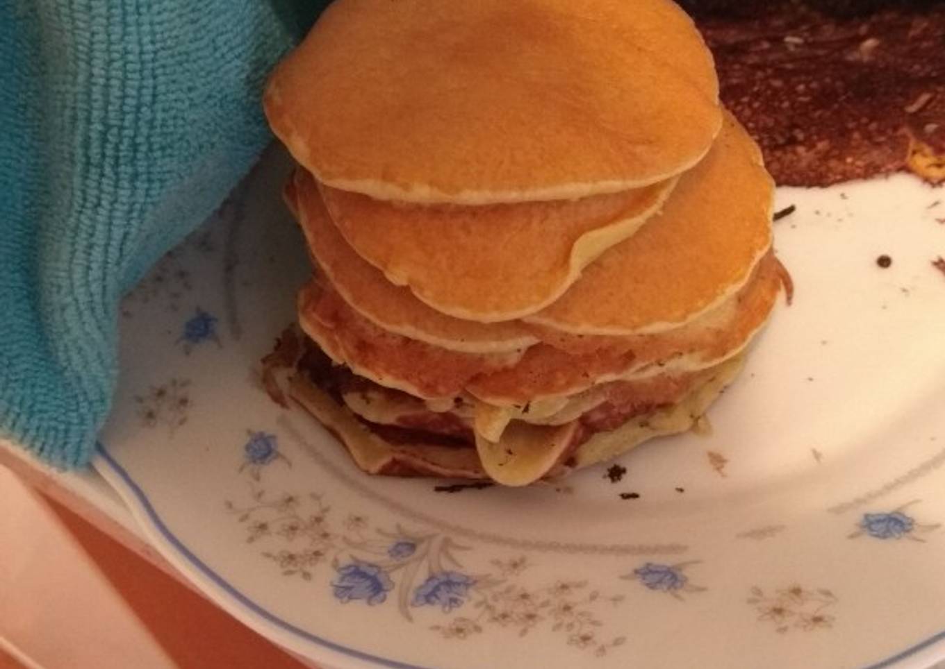 Tortitas sin mantequilla americanas