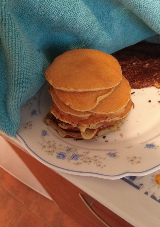 Una foto de Tortitas sin mantequilla americanas