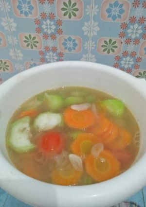 Foto resep Sayur bening oyong