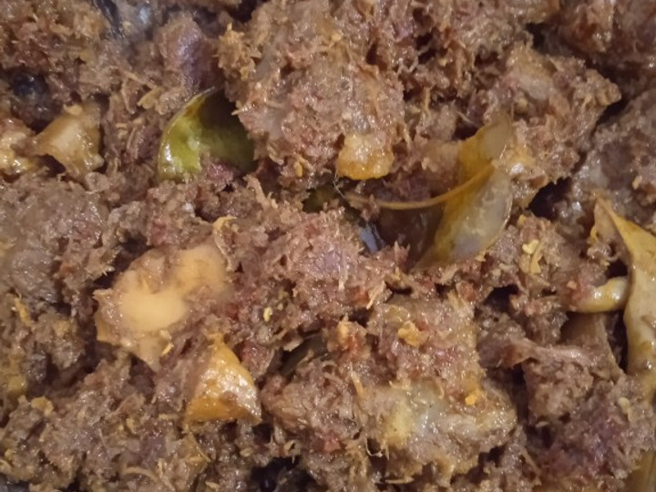 Resep Rendang daging sapi basah Anti Gagal