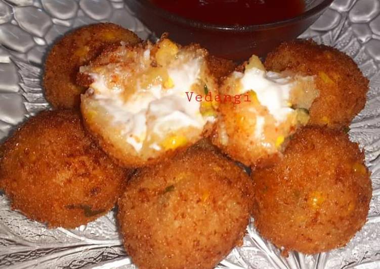 Potato Corn Balls.😋😋😋