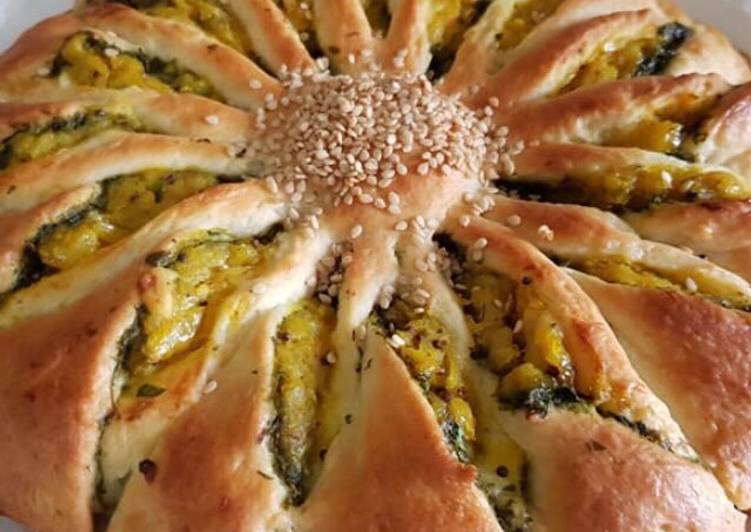 Recipe of Any-night-of-the-week Stuffed sunflower bread