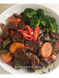 Foto resep Sapi Lada Hitam