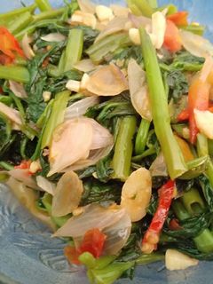 Foto resep Tumis kangkung pedas
