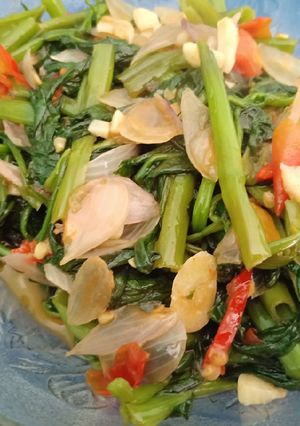 Foto resep Tumis kangkung pedas