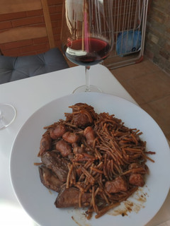 Una foto de Fideos a la cazuela