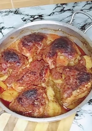 صورة لوصفة صينية البطاطس بالفراخ