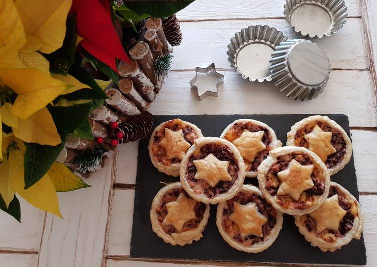Mini torte salate con ricotta e radicchio 🥧🥃