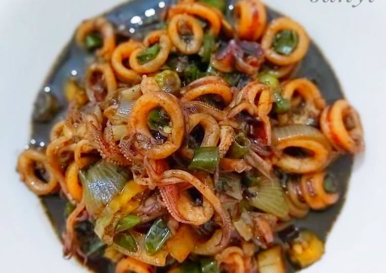 Resep Cumi hitam Anti Gagal