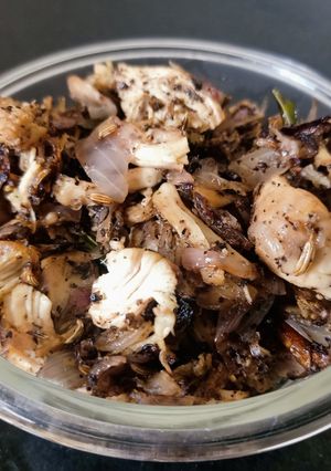 A picture of Shredded pepper chicken Dry.