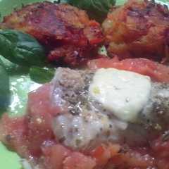 Una foto de Pescado express con papas rosti diferentes