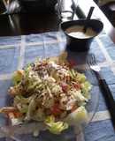Ensalada express con Mayonesa casera