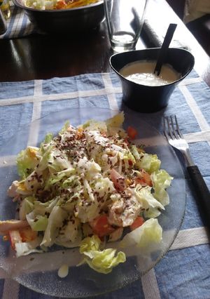 Una foto de Ensalada express con Mayonesa casera