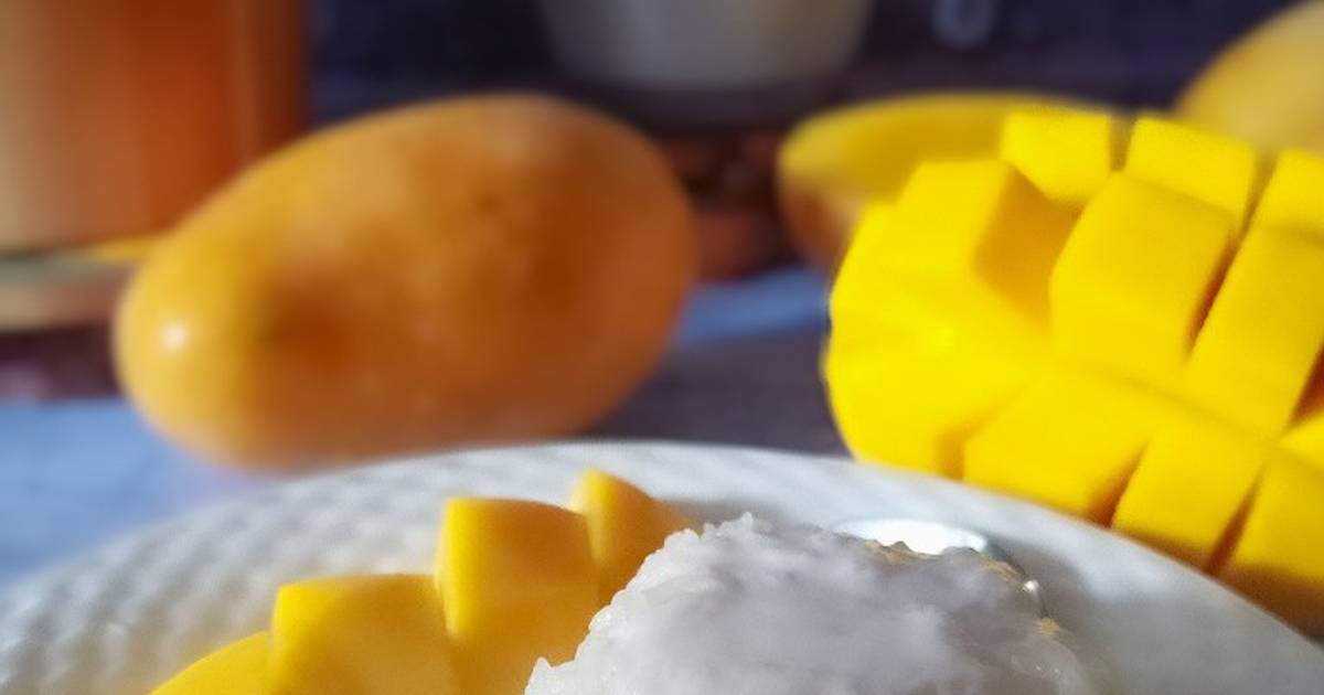 Resipi Pulut Mangga Thailand Oleh Aznie Khasri Cookpad