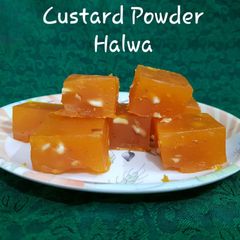 A picture of Custard powder halwa.