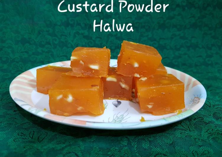 Simple Way to Prepare Super Quick Homemade Custard powder halwa