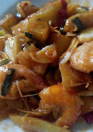 Foto resep Udang saus sambal sederhana