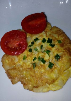 Фото Макарони в яйці.