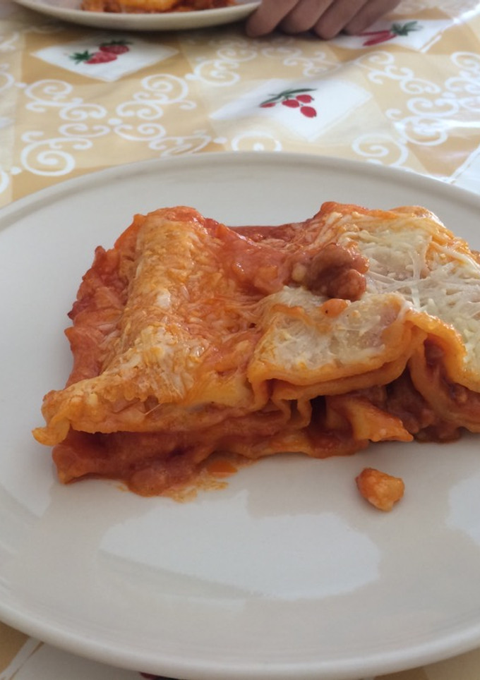 Una foto de Lasaña de carne