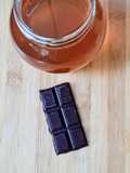 Chocolate casero endulzado con miel de abejas 🍫🥥🐝🍯Chocolatina de cacao puro, aceite de coco y miel