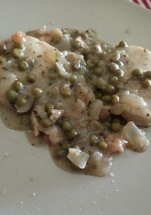 Una foto de Merluza en salsa verde
