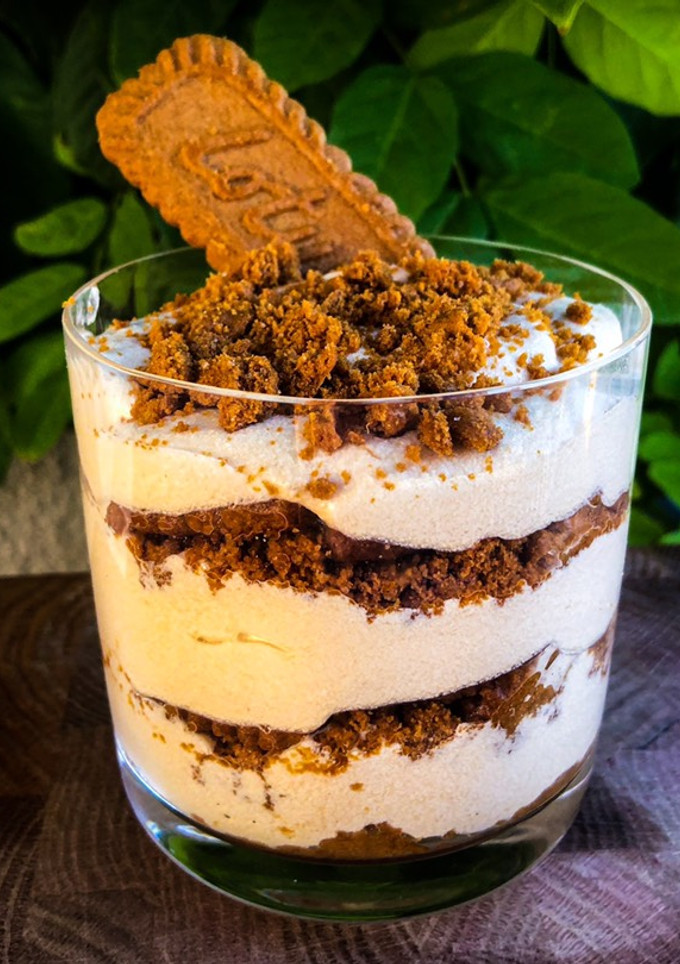 Una foto de Tiramisú de lotus