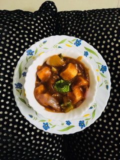A picture of Chilli paneer.