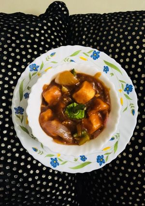 A picture of Chilli paneer.
