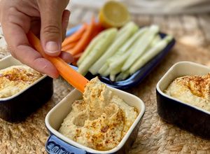 Foto principal de Hummus de garbanzos casero, receta tradicional